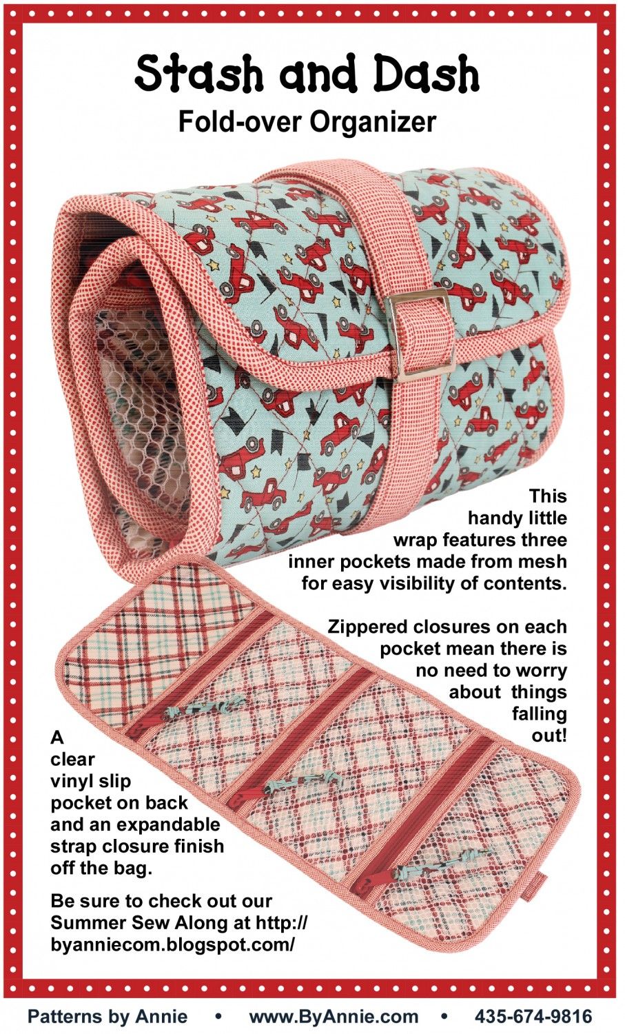 Quilts and Pieces: Stash and Dash Bags - Patterns by Annie