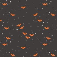 Sweet 'n Spookier Halloween Winging It Midnight Art Gallery Fabrics Cotton Fabric AGFSNS13032