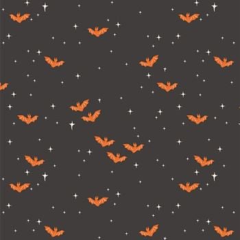 Sweet 'n Spookier Halloween Winging It Midnight Art Gallery Fabrics Cotton Fabric AGFSNS13032