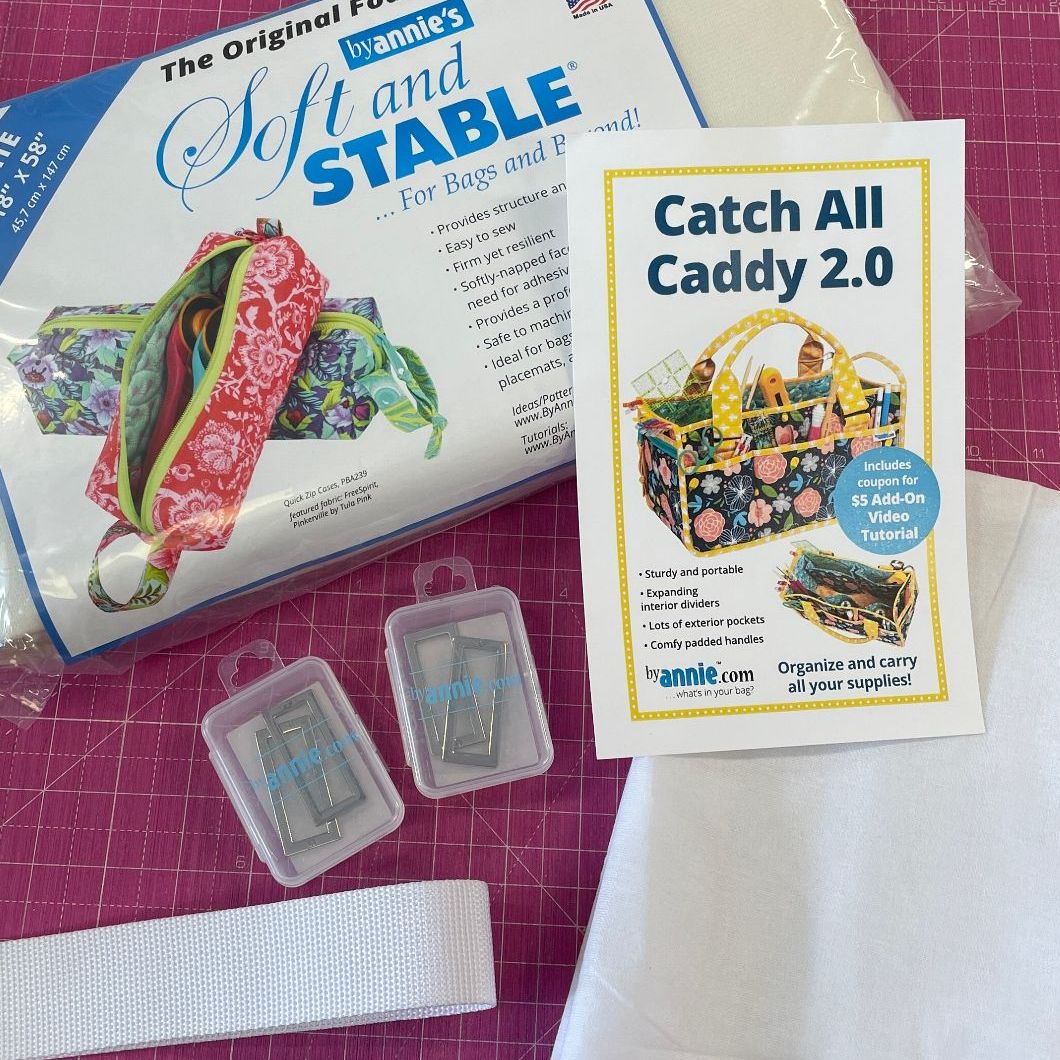 LJ Bag Makers Club Exclusive - By Annie Catch All Caddy 2.0 Supplies Kit -  SUPPLIES ONLY