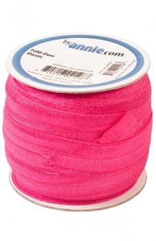 By Annie 3/4 inch 20mm Fold-Over Elastic Lipstick - sold per yard