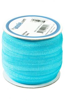 By Annie 3/4 inch 20mm Fold-Over Elastic Parrot Blue - sold per yard