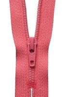 YKK Nylon Light-Weight Closed End Zip 25cm 10" Pouch Zipper Zip - Coral Pink 338