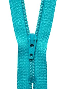 YKK Nylon Light-Weight Closed End Zip 25cm 10" Pouch Zipper Zip - Dark Turquoise 370