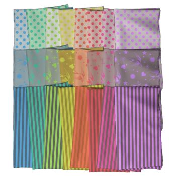 Tula Pink Neon True Colors Full Collection 24 Fat Quarter Bundle - Cut By LJF