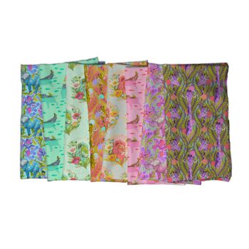 Tula Pink Everglow Neon Full Collection 8 Full Yard Bundle - Cut By LJF