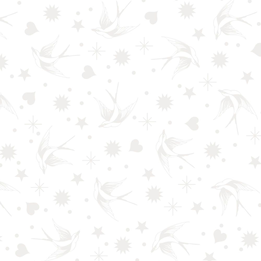 Tula Pink Fairy Flakes XL Snowfall Quilt Backing 108" 2.70m Extra Wide Cotton Fabric - per half metre