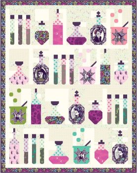 Tula Pink Nightshade Deja Vu The Still Room Quilt Fabric Kit - Pattern Available online from FreeSpirit Fabrics