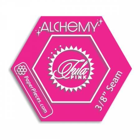 Tula Pink Alchemy Acrylic Hexagon Hexy Fussy Cutting Pom Pom Fabric Cutting