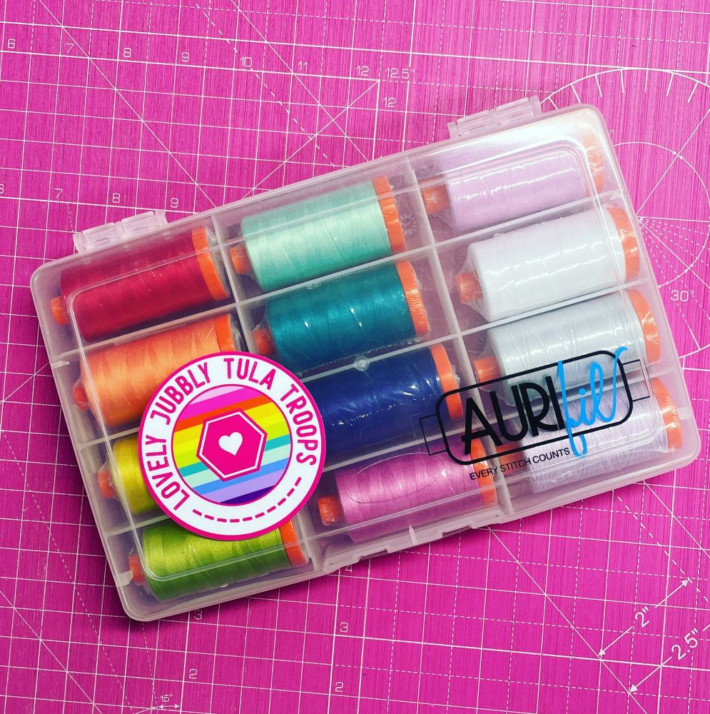 Lovely Jubbly Tula Troops Collection Aurifil Cotton Thread 12 Large 1300m S