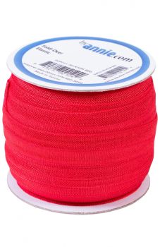 By Annie 3/4 inch 20mm Fold-Over Elastic Hot Red - sold per yard