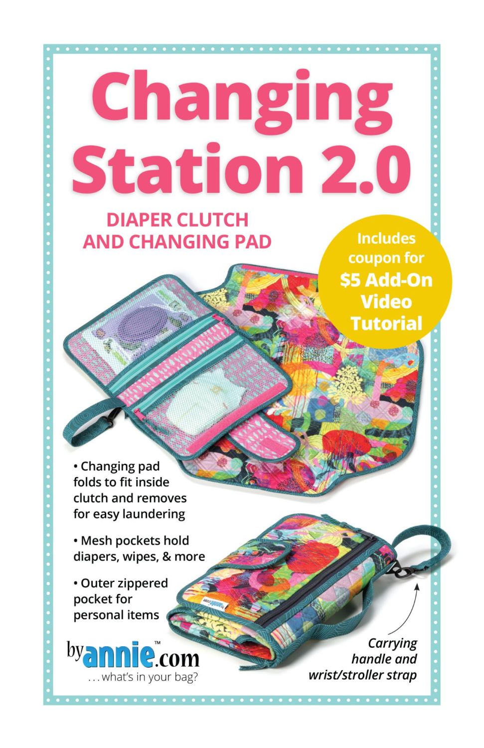 By Annie Changing Station 2.0 Bag Pattern