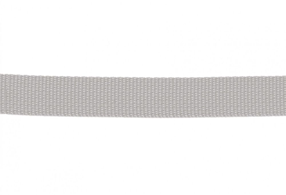 Bag Handles and Straps Webbing Grey Polypropylene 25mm 1 inch Wide Polypro Strapping Per Metre