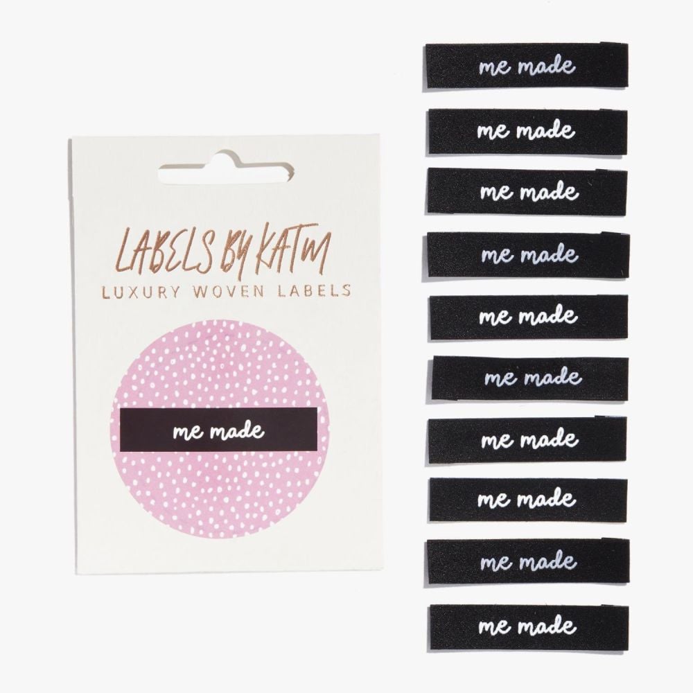 Kylie and the Machine "ME MADE" Woven Labels 10 Pack