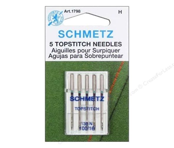 Schmetz Topstitch Needles 100/16 Pack of 5