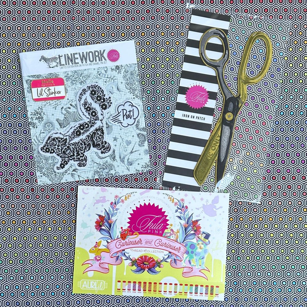 LIMITED EDITION EXCLUSIVE Tula Pink Patch Party Pack - Includes 0.5m Hexy R
