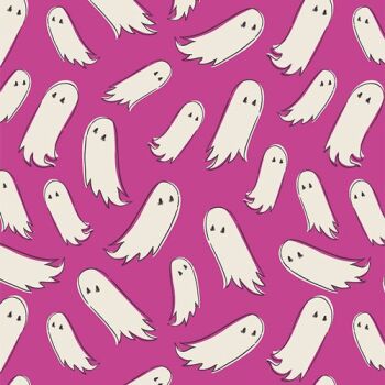 Spooky 'n Witchy Halloween Pick-A-Boo Fun Ghosts Art Gallery Fabrics Cotton Fabric SNS13044
