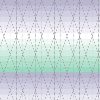 DESTASH/FLAW DIRTY MARKS 1.51m Outerland Parallels Dusk Ombre Diamonds Erin McMorris Cotton Fabric
