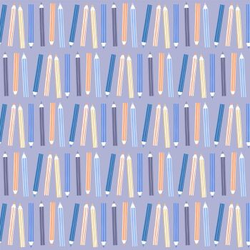 DESTASH 1.58m Figo DIY Crayons Purple Lilac Pencils Stationery Drawing Art Supplies Cotton Fabric