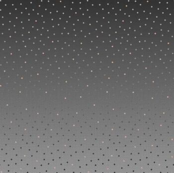 Riley Blake Designs Gem Stones Gunmetal Geometric Ombre Confetti Ombre Selvedge Border Cotton Fabric per Half Metre