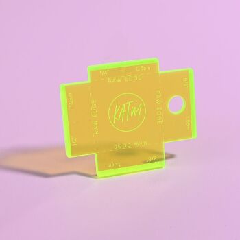 Kylie and the Machine Label Gauge - Fluro Yellow