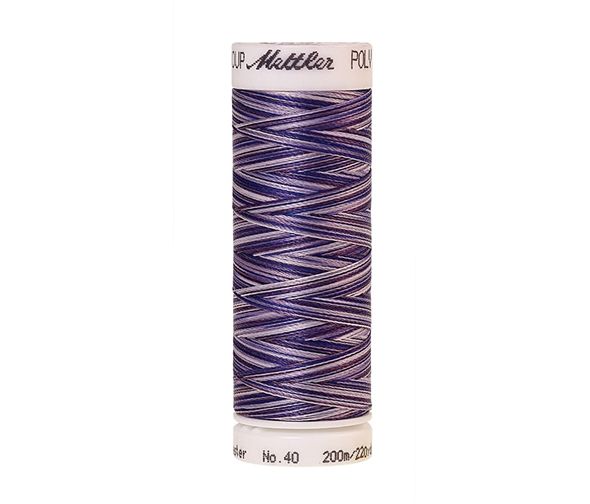 Mettler Poly Sheen Multi 200m Sewing Thread 9921 Violet Hues