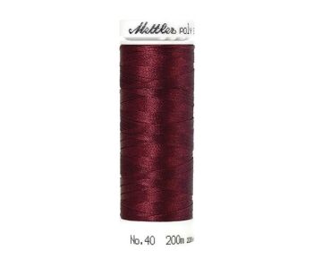 Mettler Poly Sheen 200m Sewing Thread 2224 Claret