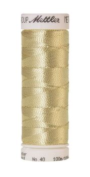 Mettler Metallic 40 100m Sewing Thread 0496 Pale Gold