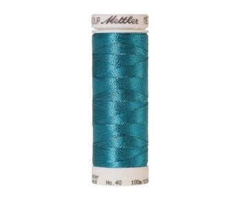 Mettler Metallic 40 100m Sewing Thread 4101 Bright Turquoise