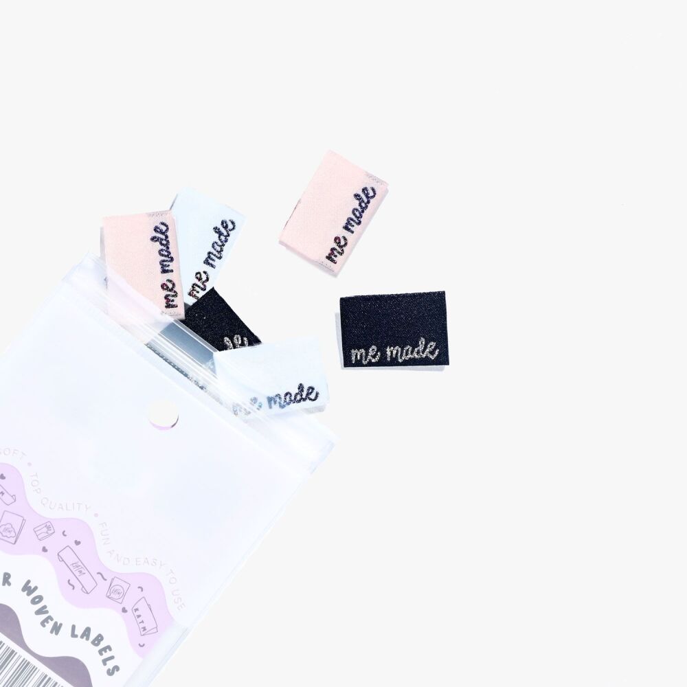 Kylie and the Machine "Me Made" Side Seam Woven Labels 6 Pack - New Packaging