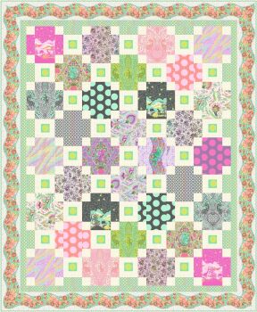Tula Pink ROAR! Jurassic Party Quilt Kit £190 - Pattern available online from FreeSpirit Fabrics