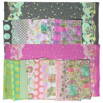 PRE-ORDER MAY 2024 Tula Pink ROAR! Full Collection 21 Cotton Fabric Fat Quarter Bundle £84 - Cut by LJF