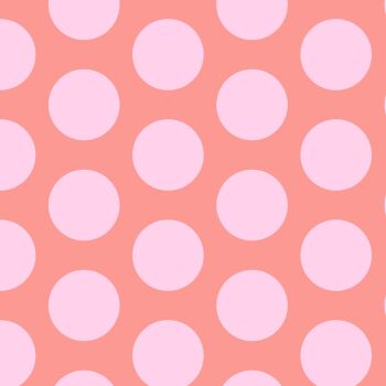 Tula Pink ROAR! Dinosaur Eggs Blush Cotton Fabric