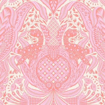 PRE-ORDER MAY 2024 Tula Pink ROAR! Gift Rapt Blush Cotton Fabric