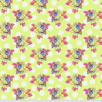FULL BOLT 13.45m Tula Pink Curiouser Painted Roses Sugar Cotton Fabric - SHIPPING RESTRICTIONS