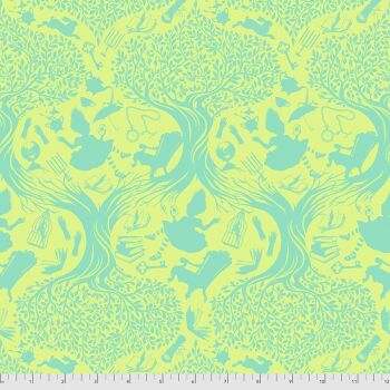 FULL BOLT 13.7m Tula Pink Curiouser Down The Rabbit Hole Bewilder Cotton Fabric - SHIPPING RESTRICTIONS