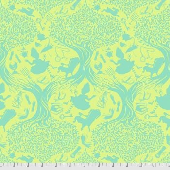 FULL BOLT 13.7m Tula Pink Curiouser Down The Rabbit Hole Bewilder Cotton Fabric - SHIPPING RESTRICTIONS