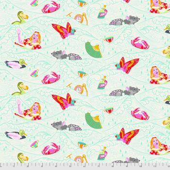 FULL BOLT 13.7m Tula Pink Curiouser Sea of Tears Wonder Cotton Fabric - SHIPPING RESTRICTIONS