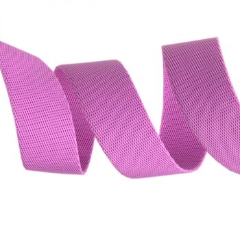 Tula Pink Webbing - 1" Mystic Purple Everglow by Renaissance Ribbons sold per yard