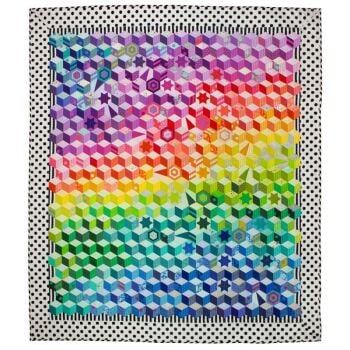 RESERVATION - LAST CHANCE LATE START Tula Pink Tumbling Cosmos Block of the Month Quilt Reservation - 12 Months