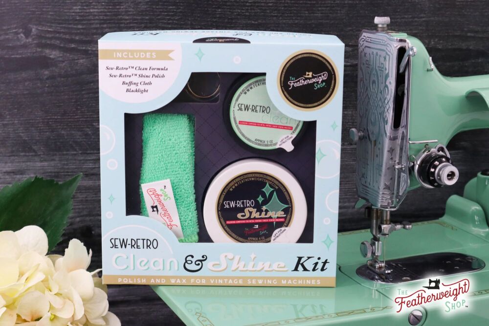PRE-ORDER DECEMBER 2023 - SEW-RETRO Clean & Shine KIT for Vintage Sewing Ma