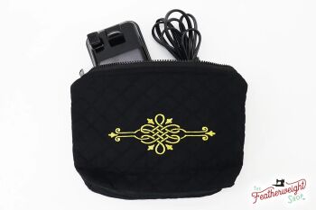 The Featherweight Shop Bag Foot Controller and Accessories Zip Pouch - Black