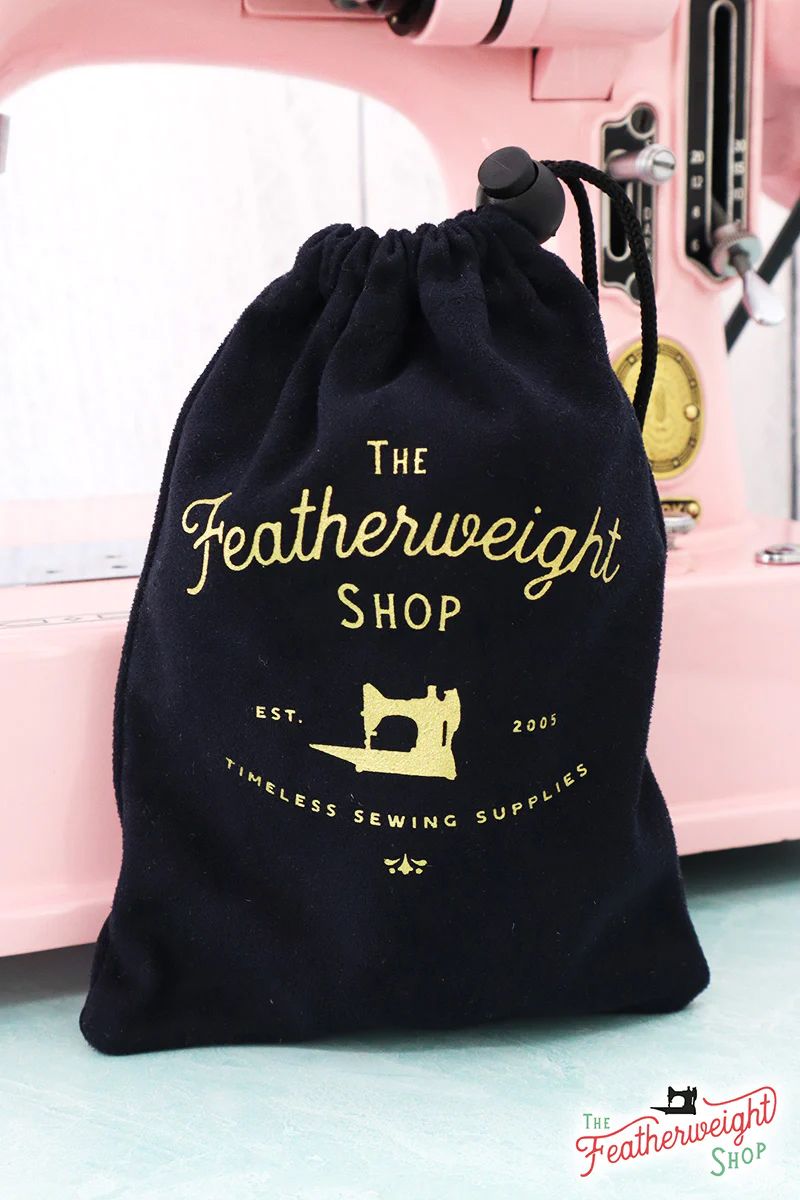 PRE-ORDER DECEMBER 2023 - The Featherweight Shop - Drawstring Bag Black