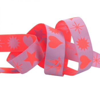 Tula Pink Everglow Fairy Flakes Mystic Renaissance Ribbons per yard