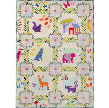 RESERVATION - SHIPPING JULY 2024 Sarah Fielke Big Woods Quilt Tula Pink Fabric Kit £320