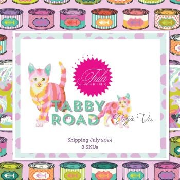 PRE-ORDER AUGUST 2024 FULL BOLT 13.7m Tula Pink Tabby Road Deja Vu Cotton Fabric £190 - SHIPPING RESTRICTIONS