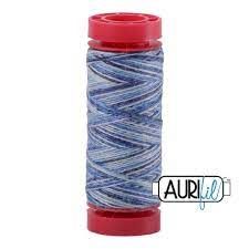 Aurifil 12wt Lana Wool Thread 50m 8009 Stonewash Blues