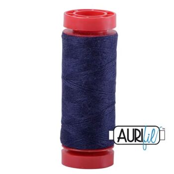 Aurifil 12wt Lana Wool Thread 50m 8783 Navy Blue