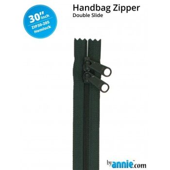 By Annie 30" Handbag Zipper Double Slide Hemlock Zip