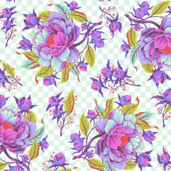 PRE-ORDER NOVEMBER 2024 Tula Pink Untamed Peony For Your Thoughts Nova Cotton Fabric